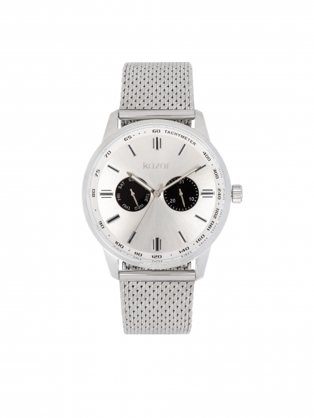 Classic men's analogue watch on a mesh bracelet STEEL MY STYLE 