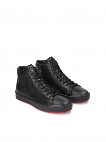 Men's black sneakers LEONID
