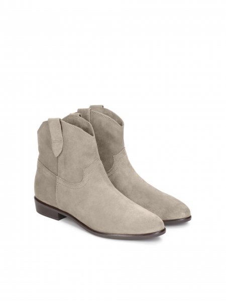 Ladies' beige boots SIMONETTA