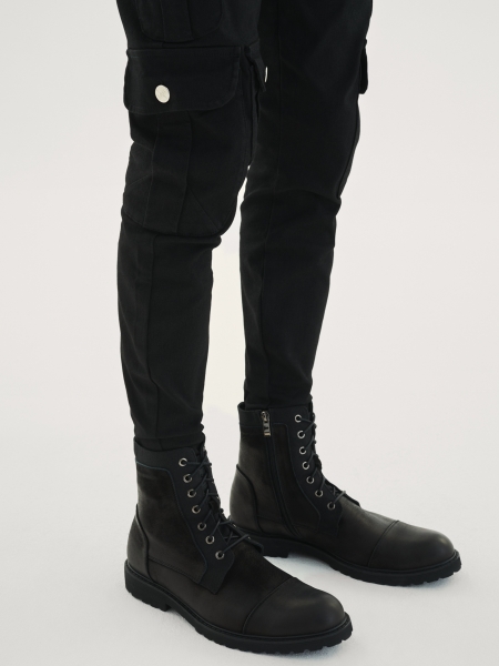 Men’s black boots ADRIC