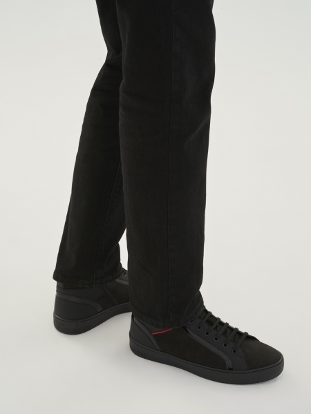 Men's black sneakers LEONID