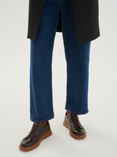 Men's brown sneakers ADELMO