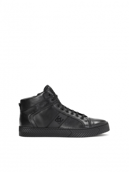 Men's black sneakers LEONID