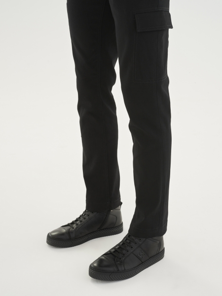 Men's black sneakers LEONID