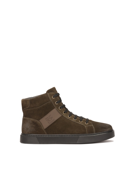 High lace-up suede sneakers TRUXTON