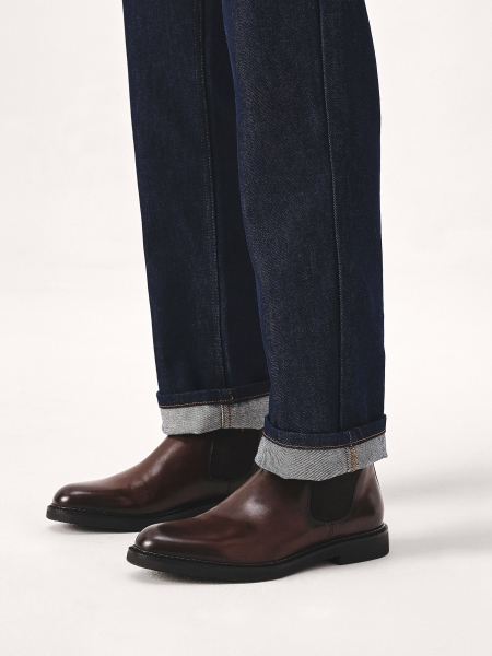 Brown men's Chelsea boots DENNISS