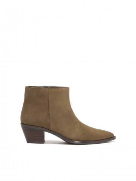 Low suede cowboy boots ROSEAU