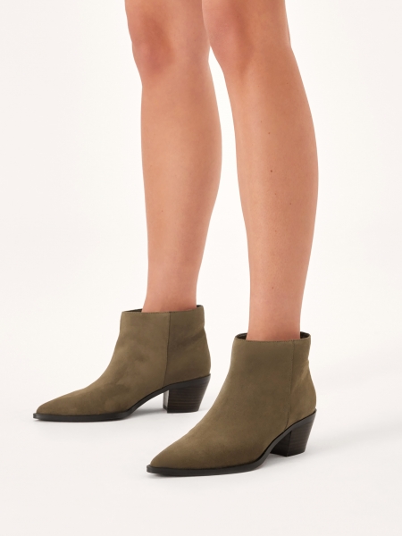 Low suede cowboy boots ROSEAU
