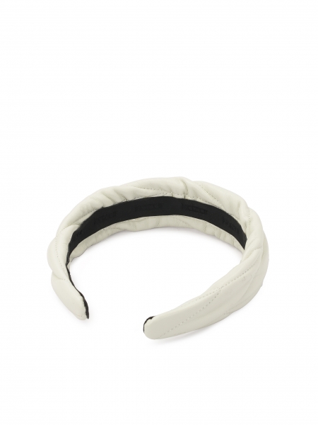 KAZAR monogrammed leather headband BURNETT