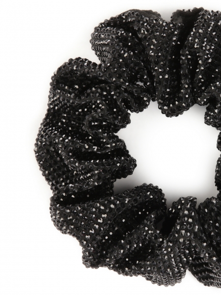 Black decorated hair elastic  BARRON