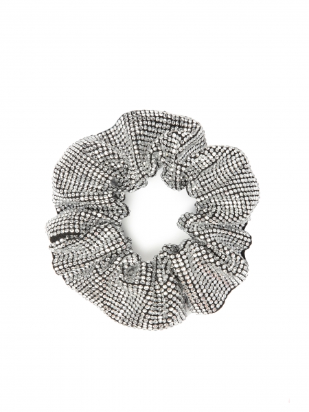 Shiny scrunchie hair elastic band  BARRON