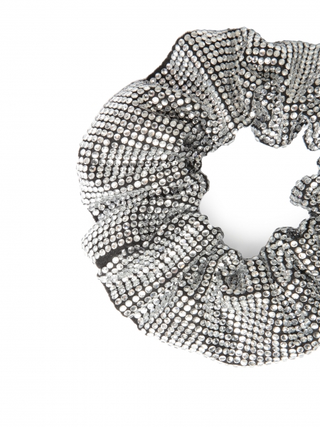 Shiny scrunchie hair elastic band  BARRON