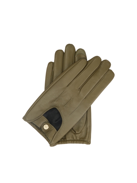 Cutout leather gloves GALLIA