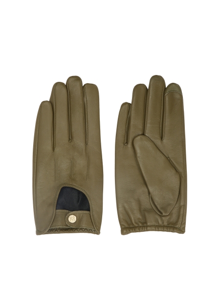 Cutout leather gloves GALLIA