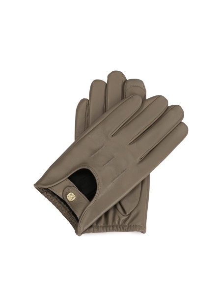 Car gloves in taupe color GALLIA