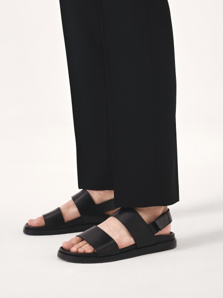 Velcro leather sandals CYPRIANNO