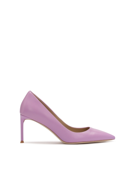 Classic stiletto pumps in purple color ALYSSA