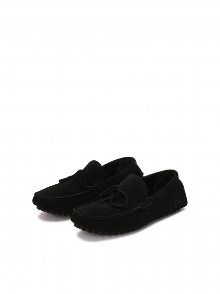 Men's suede moccasins on a lugged sole  BILLY