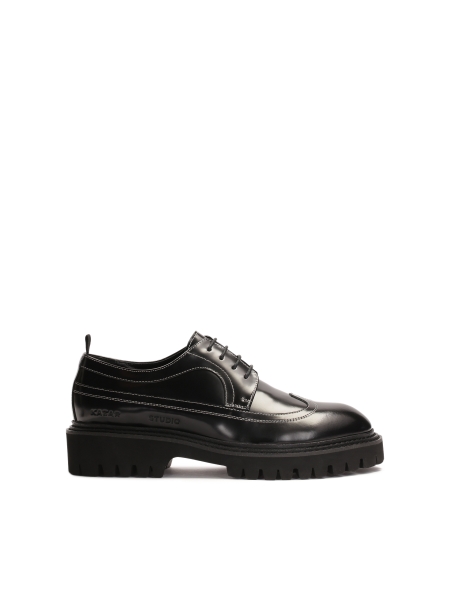 Black shoes with contrasting trim KS BLADEN