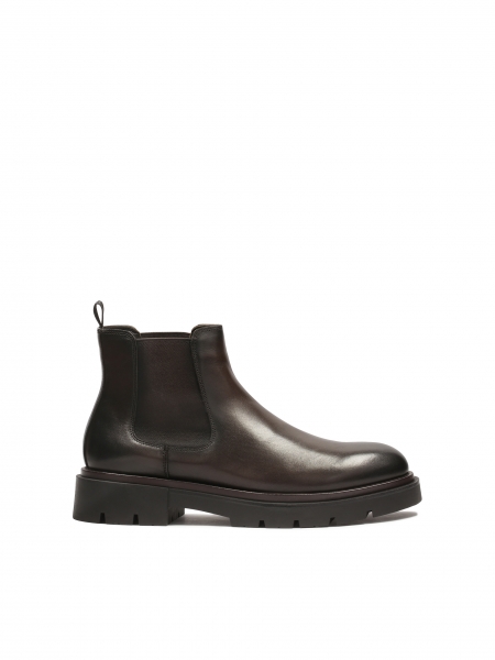 Brown Chelsea boots with a thick sole KILLIANOS