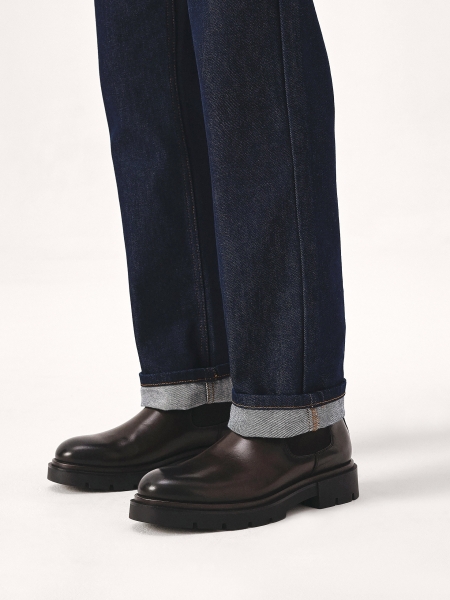 Brown Chelsea boots with a thick sole KILLIANOS