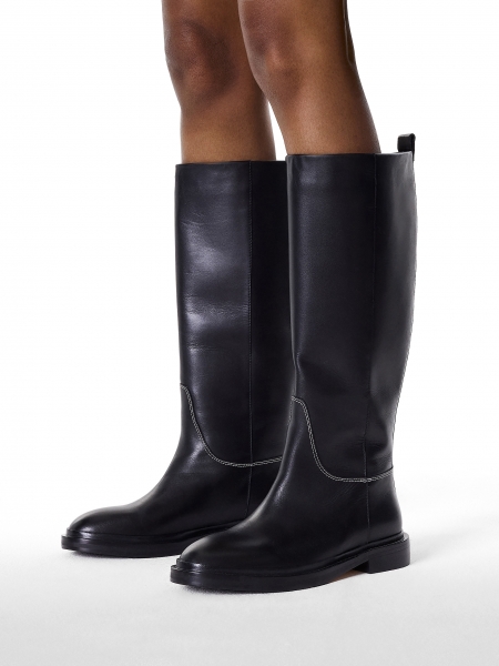 Slip-on boots on flat sole KS CHARME