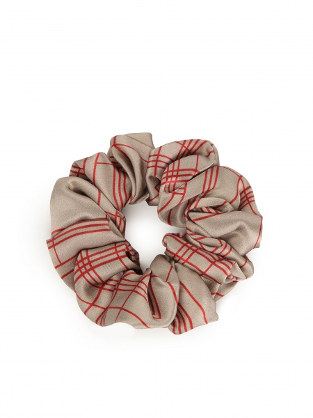 Striking silk satin hair elastic band  PAPILLON