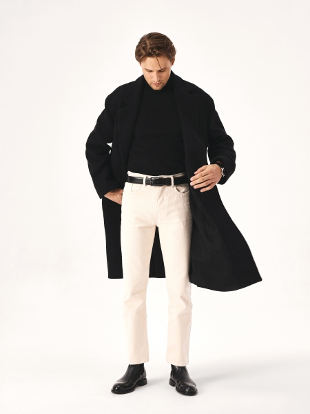 Black Limited Edition leather Chelsea boots GRANTES