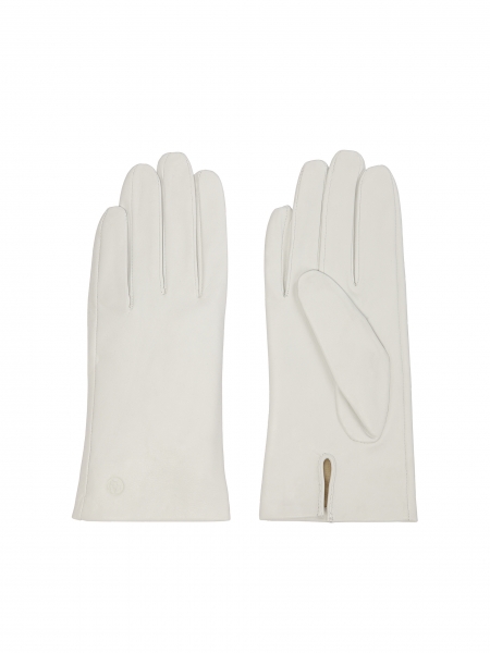 White leather gloves LANIER