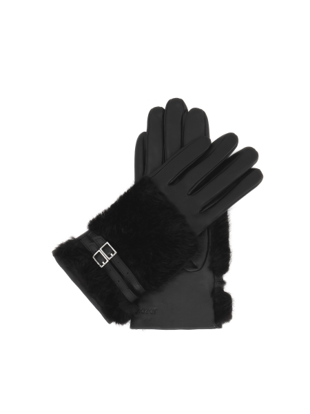 Elegant gloves with fur trim MERI