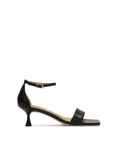 Black sandals with full heel KS JAVELIN