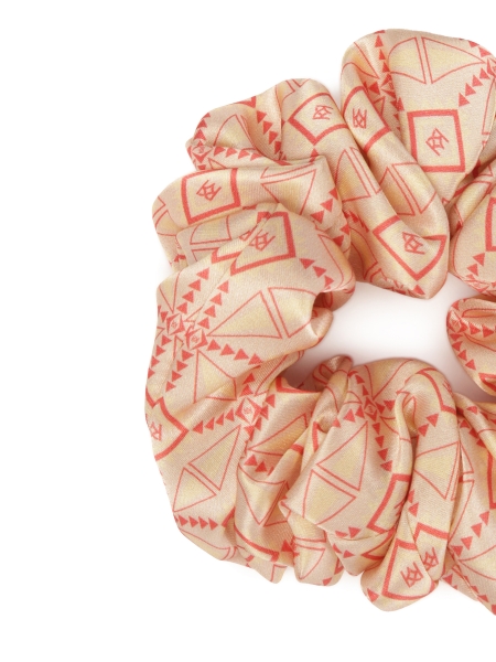 Soft silk satin hair elastic band PAPILLON