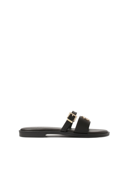 Black slides with two straps JOVITE