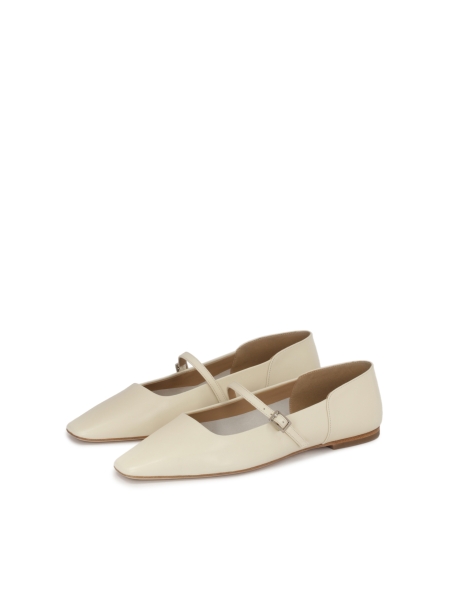 Comfortable soft leather ballerinas  KS BEAU