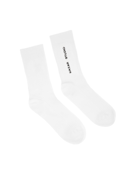 Ribbed white socks  KS LUCIENNE