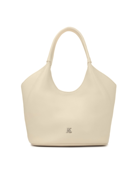 Leather handbag with double handle KS OTTILE