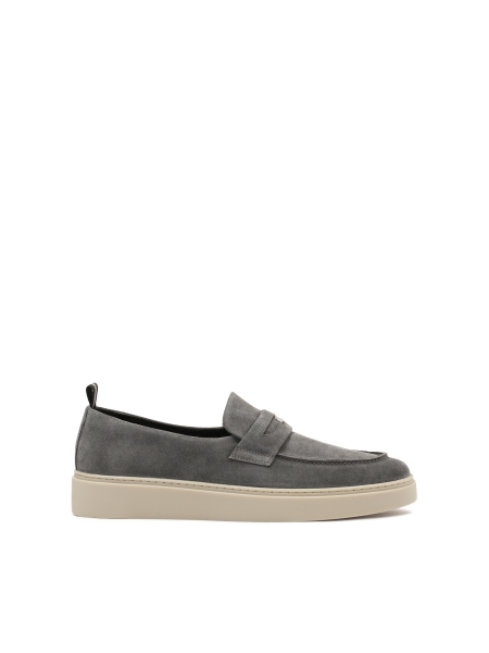 Suede sneakers with slip-on upper KS ETIENNE