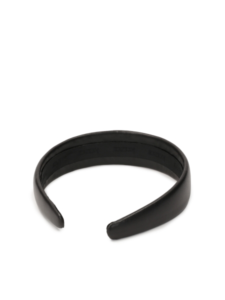 KAZAR monogrammed black headband BURNETT