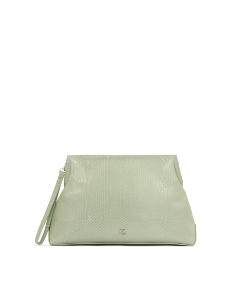 Leather clutch handbag KS NOA