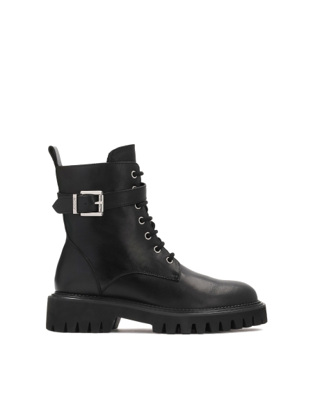 Leather boots decorated with stripes BALL