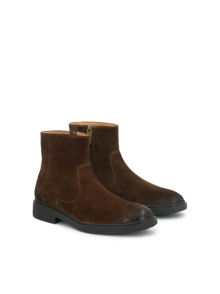 Brown men's suede boots VEKUNUS