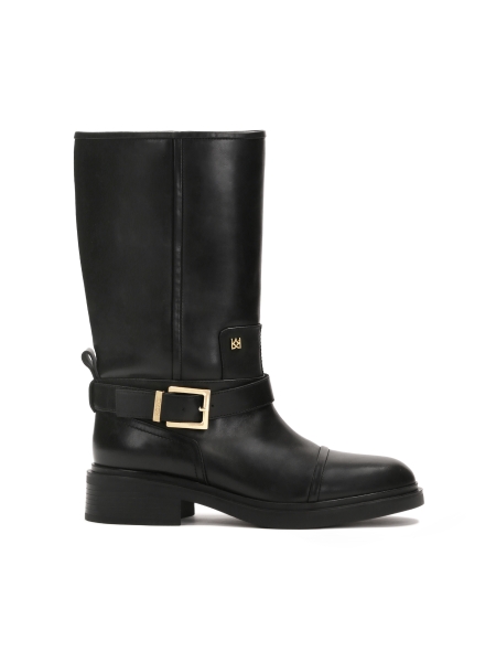 Black boots with extended upper SELARI