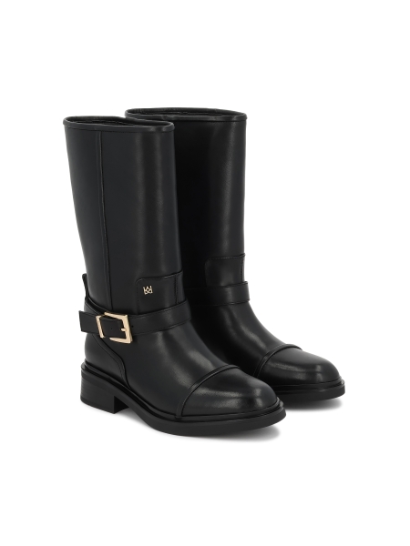 Black boots with extended upper SELARI