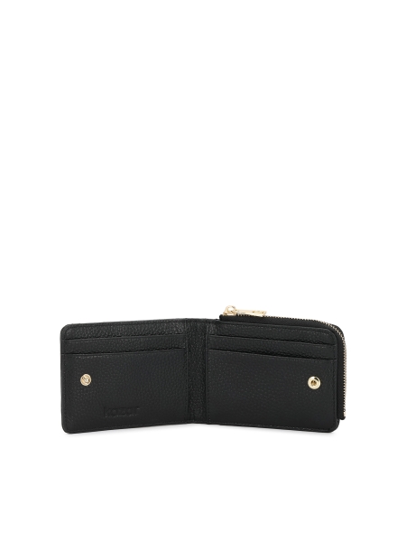 Embossed leather wallet CAETANA