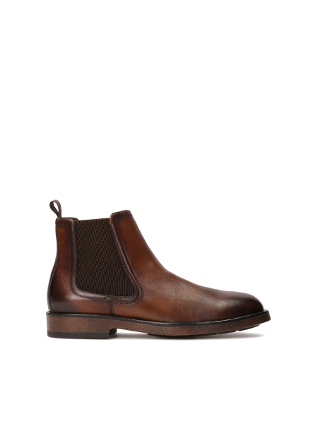 Brown classic men's Chelsea boots QUANTOS