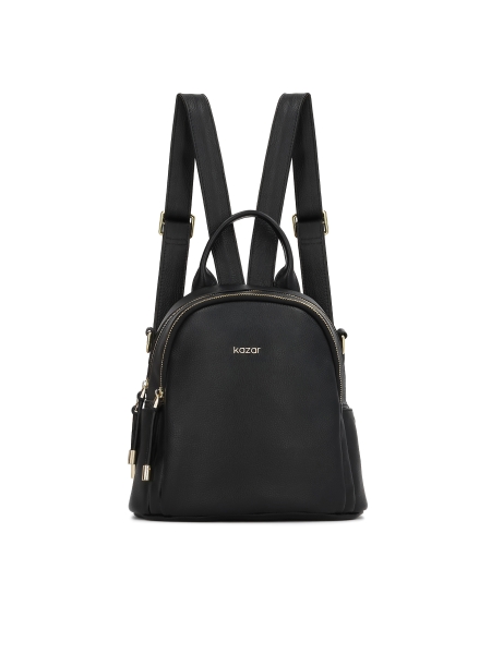 Leather backpack with handbag function FREYDIS