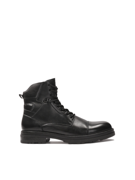 Leather lace-up ankle boots PAVELLI