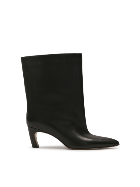 Black boots with a wide upper KS NORELI