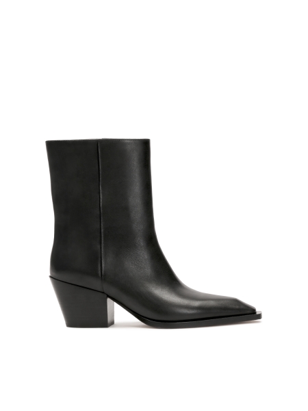 Black cowboy-style boots KS ROANNE