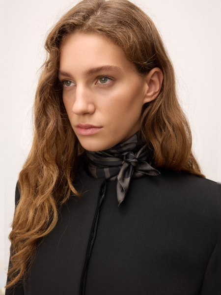 Silk scarf with shine  SARYA